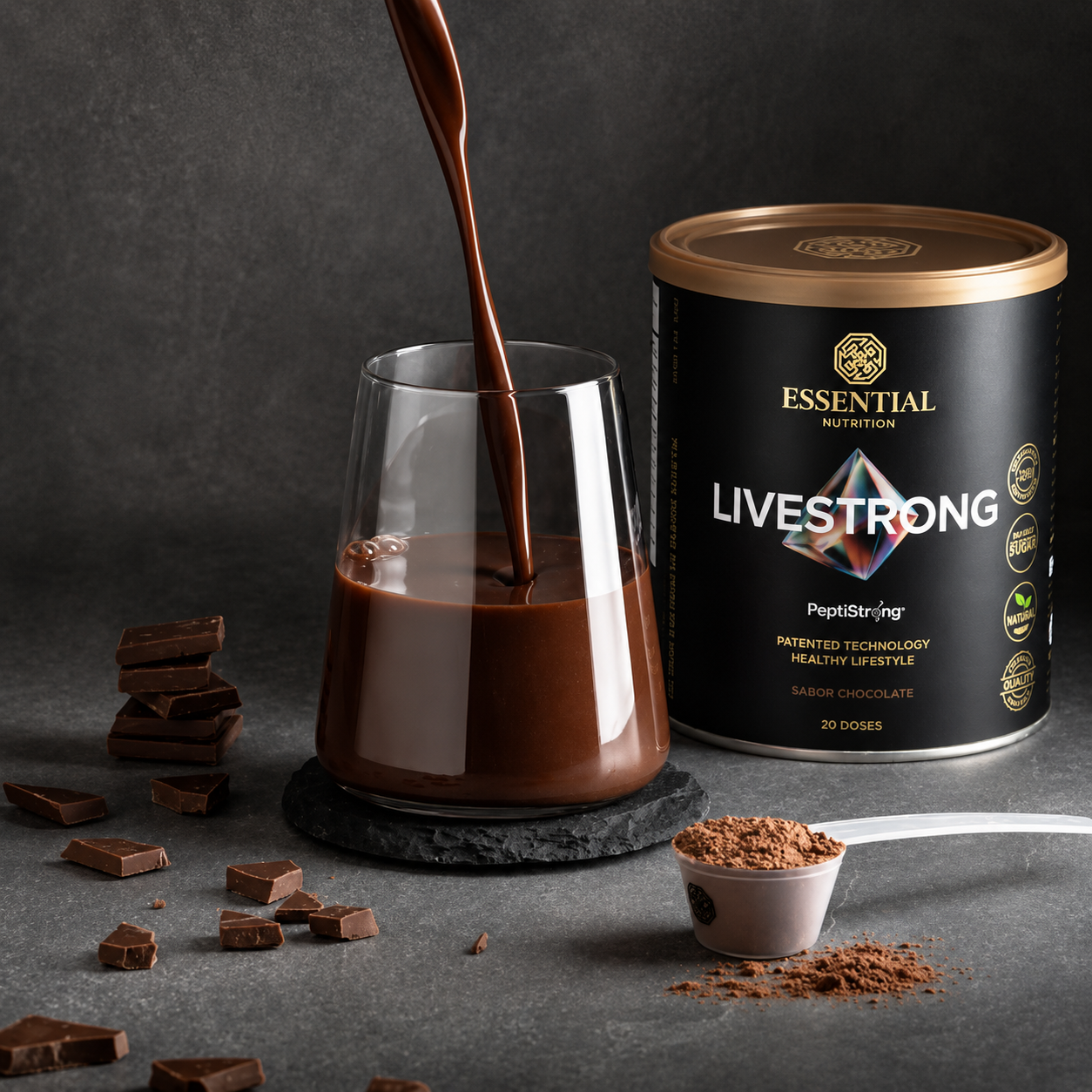 LIVESTRONG CHOCOLATE 237G ESSENTIAL