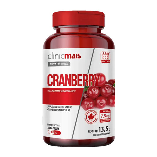 Cranberry 450mg 30 Cápsulas - Chá Mais