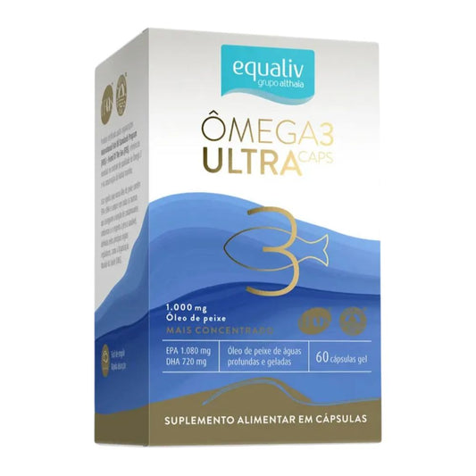 Ômega 3 Ultra Caps 60 Cápsulas Equaliv