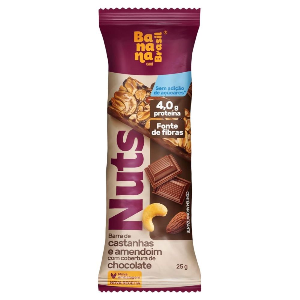 Nuts Bar Castanha com Chocolate 25g