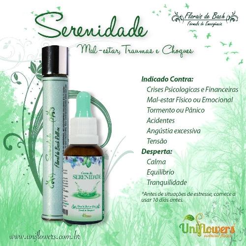 Floral de Bach Gotas de Serenidade 30ml Uniflowers