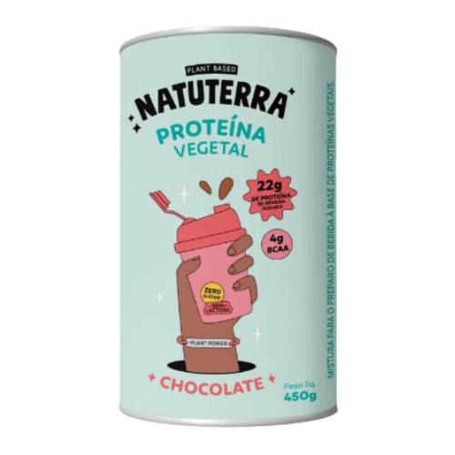Proteína Vegetal Isolada Chocolate 450g Natuterra