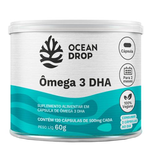 Ômega DHA 120 Cápsulas 500mg Ocean Drop