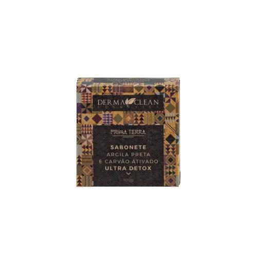 Sabonete Argila Preta e Carvão 100g Dermaclean
