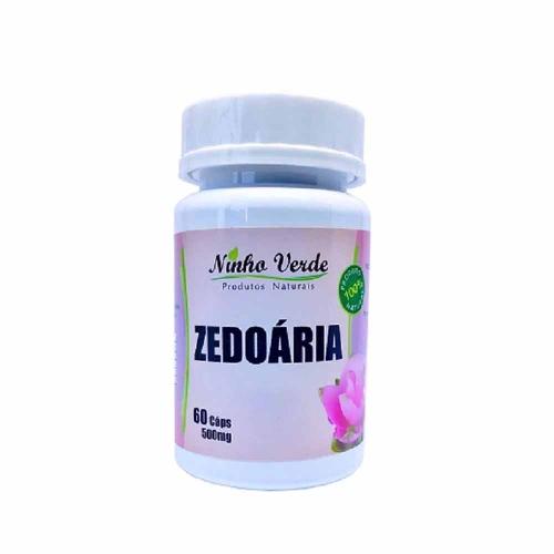Zedoária 60 Cápsulas 500mg Ninho Verde