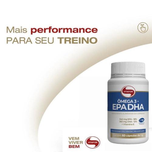 Ômega 3 EPA DHA 60 Cápsulas Vitafor