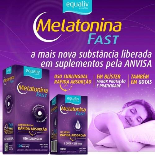Melatonina Fast 120 Comprimidos Equaliv