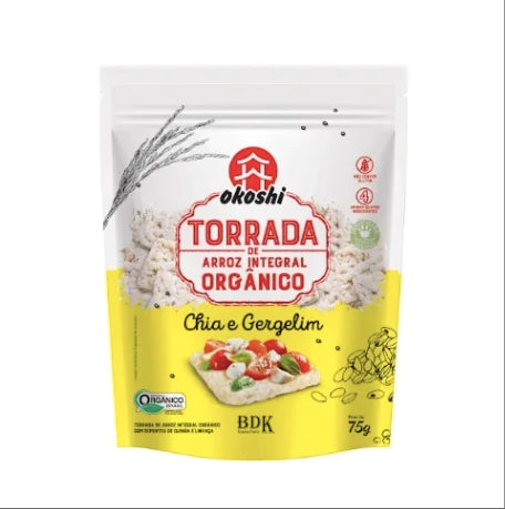 TORRADA DE ARROZ CHIA E GERGELIM 75G