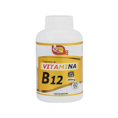 Vitamina B12 380mg 60 Cápsulas Mosteiro Devakan