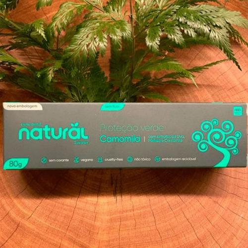 Creme Dental Orgânico 80g Natural