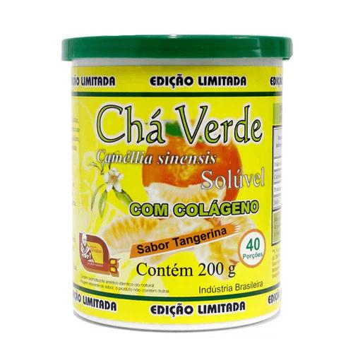 Chá Verde com Colágeno e Tangerina 200g Mosteiro Devakan