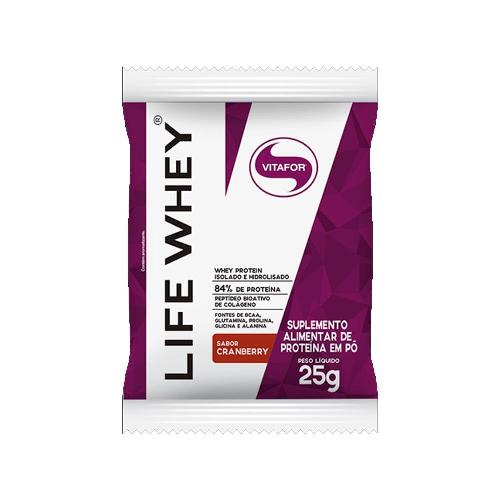Life Whey Isolado Cranberry 25g Vitafor