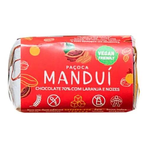 Pacoca cacau 70 com Laranja Mandui