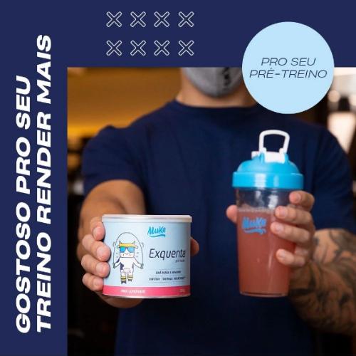 Exquenta Muke Pré Treino Pink Lemonade 300g +Mu