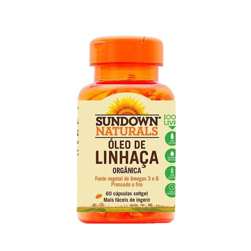 Óleo de Linhaça Dourada 60 Cápsulas Sundown