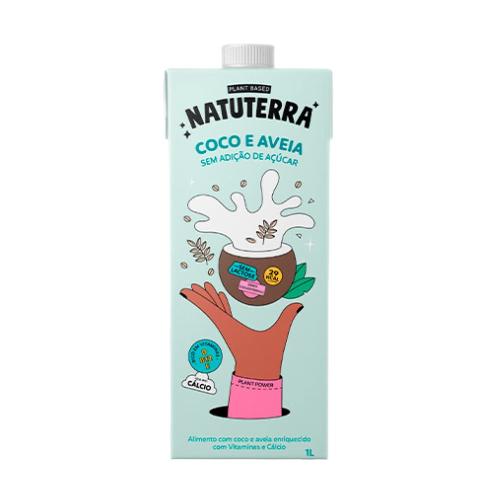 Leite de Coco e Aveia 1L Natuterra