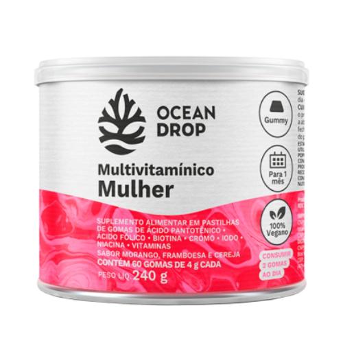 Gummy Multivitamínico Mulher 60 Gomas Ocean Drop