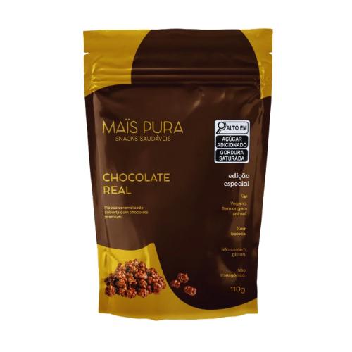 Pipoca Artesanal Chocolate Real 110g da Maispura