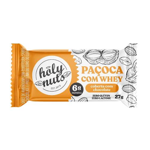 Pacoca com Whey 27g Holy Nuts