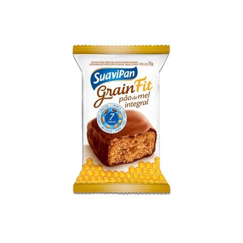 Pão de Mel Integral 7 Cereais 35g Suavipan