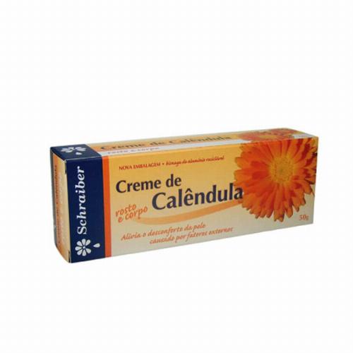Creme de Calêndula Rosto e Corpo 50g Schraiber
