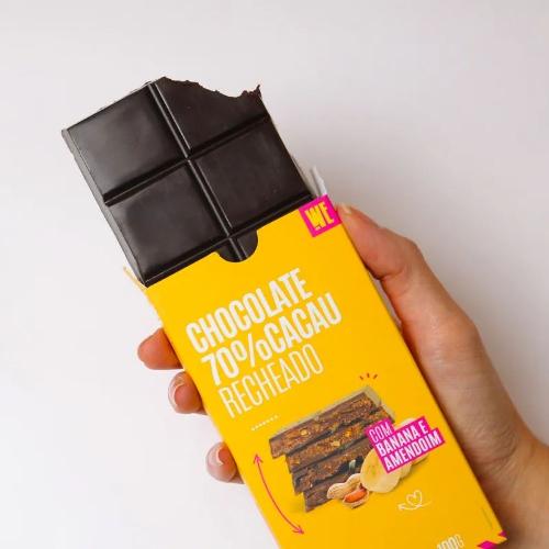 ChoNutz 70% Banana e Amendoim 100g We Nutz