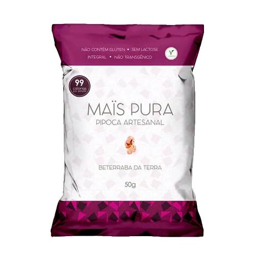 Pipoca Artesanal Beterraba da Terra 50g Mais Pura
