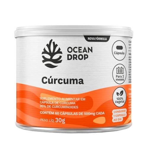 Cúrcuma 500mg 60 Cápsulas Ocean Drop