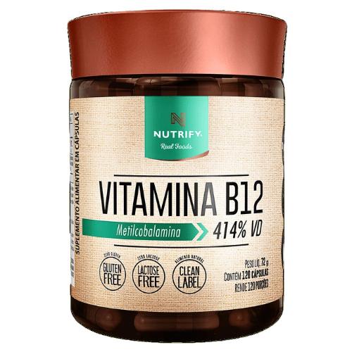 Vitamina B12 120 Cápsulas Nutrify