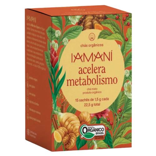 Chá Acelera Metabolismo 15 Sachês Iamaní