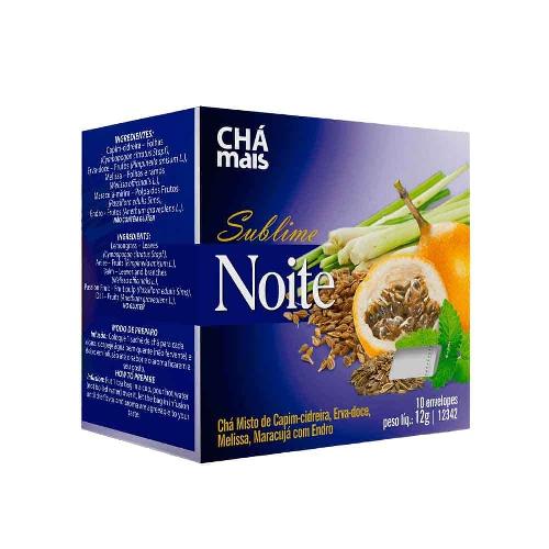 Chá Sublime Noite 10 Envelopes Chá Mais