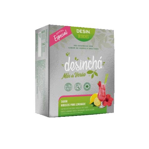 Desinchá Mix de Verão Hibiscus Pink Lemonade 30 Sachês