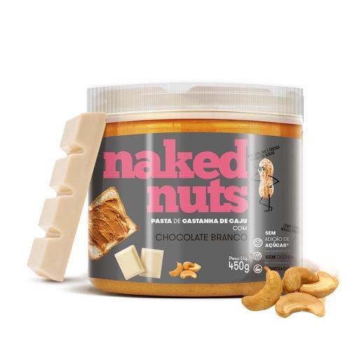 Pasta de Castanha de Caju sabor Chocolate Branco 450g Naked Nuts
