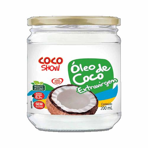 Óleo de Coco Extra Virgem 200ml Coco Show