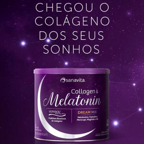 Collagen e Melatonin Verisol 240g Sanavita