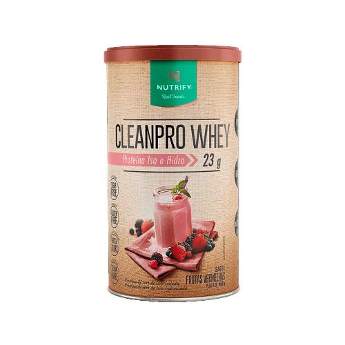 Cleanpro Whey Frutas Vermelhas 450g Nutrify