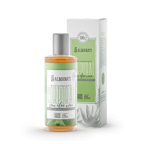 Óleo Hidratante Corporal com Aloe Vera 120ml Almanati