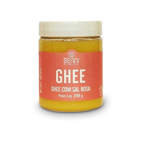 Ghee com Sal Rosa 200g Benni Alimentos