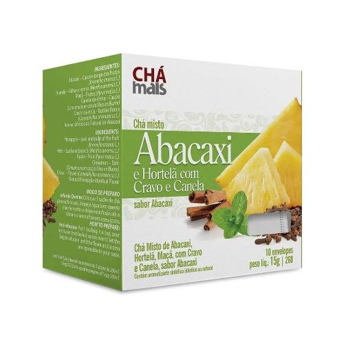Chá de Abacaxi e Hortelã com Cravo 10 Envelopes Chá Mais