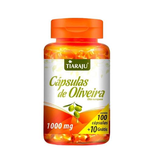 Cápsulas de Oliveira 1000mg 100 Cápsulas Tiaraju