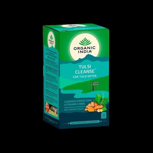 Chá Tulsi Detox Cleanse 25 Sachês Organic India