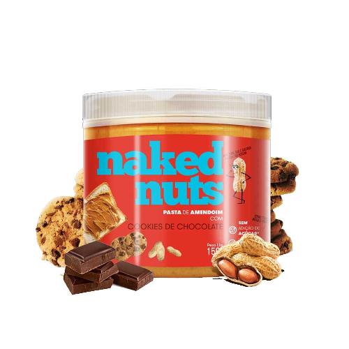 Pasta de Amendoim Cookies de Chocolate 150g Naked Nuts