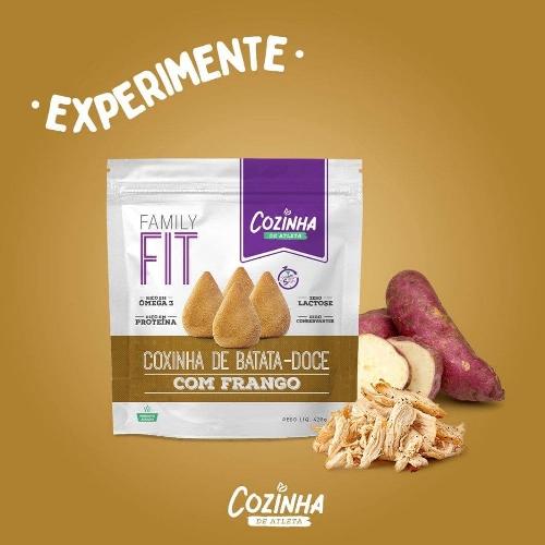 Coxinha de Batata Doce com Frango 420g Family Fit
