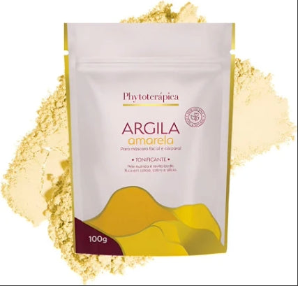 ARGILA AMARELA 100G SACHE - PHYTOTERAPICA
