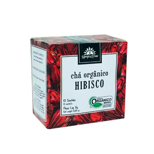 Chá Orgânico Hibisco 10 Sachês Kampo Ervas