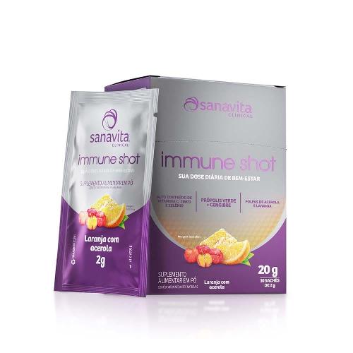 Immune Shot Laranja e Acerola 20g Sanavita