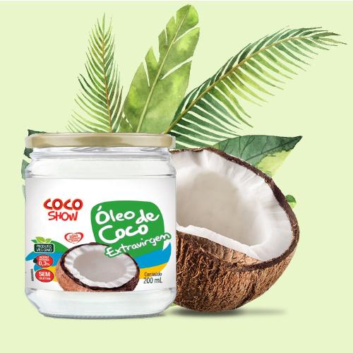 Óleo de Coco Extra Virgem 200ml Coco Show