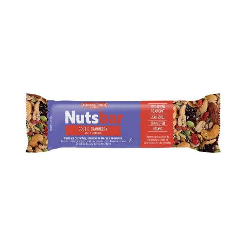 Nutsbar Gogy e Cranberry 25g Banana Brasil
