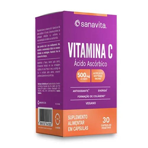 Vitamina C 30 Cápsulas Sanavita