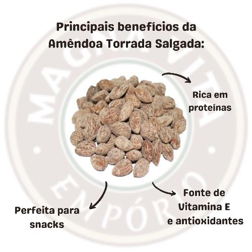 Amêndoa Torrada Salgada 100g